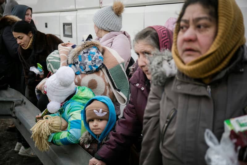 refugees from Ukraine arrived in Poland