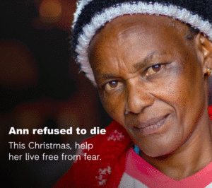 Ann refused to die. Help her live free from fear.