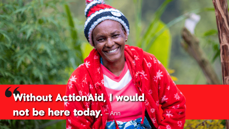 Without ActionAid, I would not be here today 
