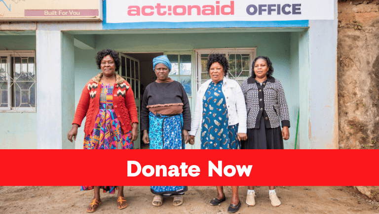 Supported women at safe spaces in Kenya