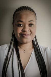 Close up photograph of Thandiwe 