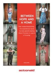 Between hope and a home report cover